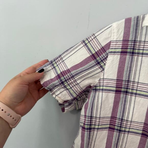 Vintage Ely Country Charmers Western Plaid Button Down Shirt Women's Size Large - Picture 4 of 5